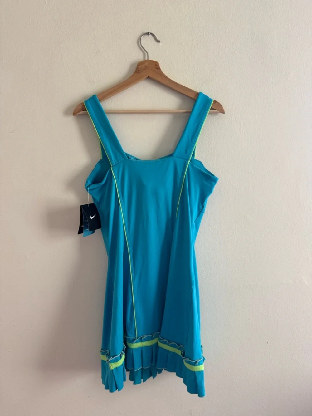 NWT y2k Nike tennis dress blue green large active dress - Picture 2 of 6